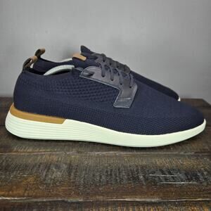 Wolf and Shepherd Swiftknit Derby Knit Mens Size 13 Lace Up Shoes Blue White